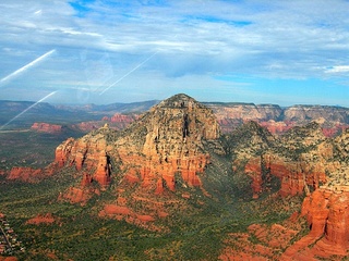 Adam flying over Sedona