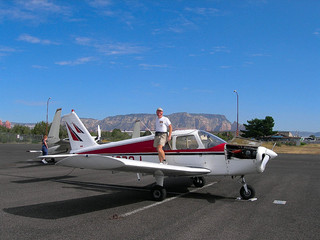 Adam and N4372J at Sedona