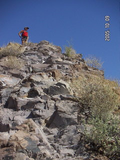 Adam on top of peak near Lookout Mountain