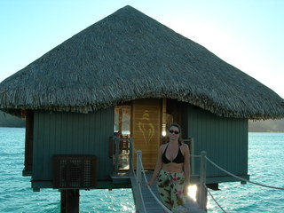 Tim and Dana Higel in Bora Bora