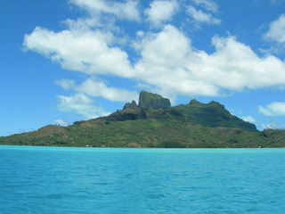 Tim and Dana Higel in Bora Bora