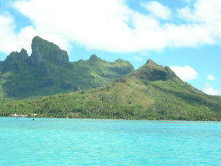 Tim and Dana Higel in Bora Bora