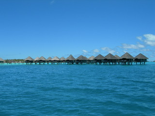 Tim and Dana Higel in Bora Bora