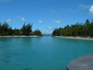 Tim and Dana Higel in Bora Bora