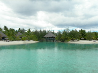 Tim and Dana Higel in Bora Bora