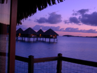 Tim and Dana Higel in Bora Bora