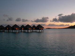 Tim and Dana Higel in Bora Bora