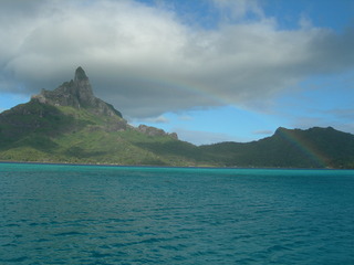 Tim and Dana Higel in Bora Bora