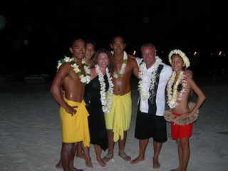 Tim and Dana Higel in Bora Bora