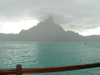 Tim and Dana Higel in Bora Bora