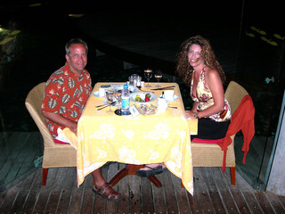 Tim and Dana Higel in Bora Bora