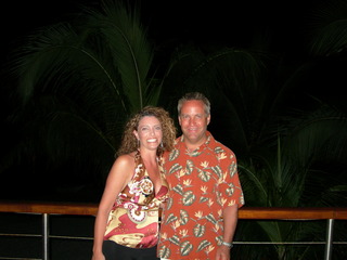 Tim and Dana Higel in Bora Bora