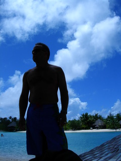 Tim and Dana Higel in Bora Bora