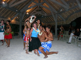 Tim and Dana Higel in Bora Bora