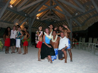 Tim and Dana Higel in Bora Bora