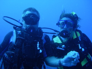 Tim and Dana Higel in Bora Bora