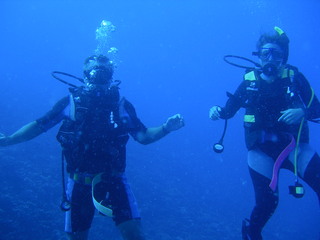 Tim and Dana Higel in Bora Bora