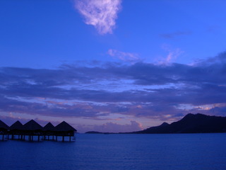 Tim and Dana Higel in Bora Bora