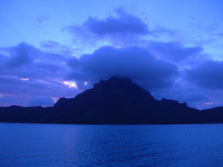 Tim and Dana Higel in Bora Bora