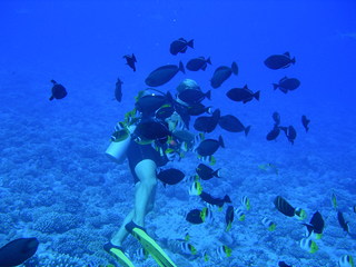 Tim and Dana Higel in Bora Bora