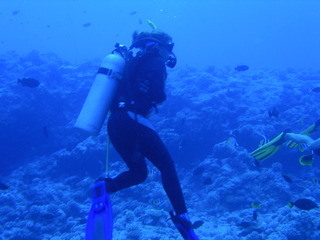 Tim and Dana Higel in Bora Bora