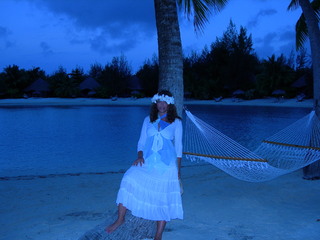 Tim and Dana Higel in Bora Bora