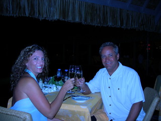 Tim and Dana Higel in Bora Bora