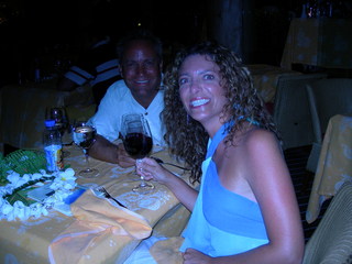 Tim and Dana Higel in Bora Bora