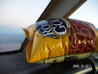 pretzel bag at altitude