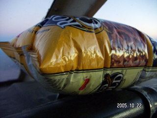 pretzel bag at altitude