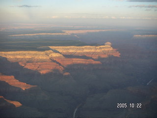 Grand Canyon -- Aerial -- South Rim at dawn