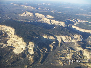 36 5ln. Aerial -- mesas in southern Utah -- No Man's Mesa