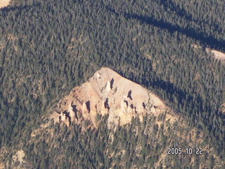 Aerial -- small mountain in southern Utah -- Molly's Nipple