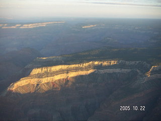 12 5ln. Grand Canyon -- Aerial -- North Rim at dawn