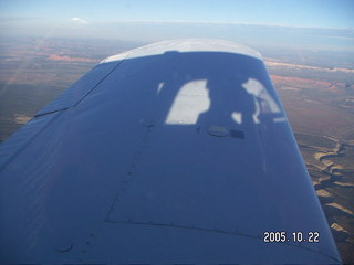 26 5ln. Aerial -- my shadow on my wing