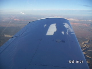 27 5ln. Aerial -- my shadow on my wing