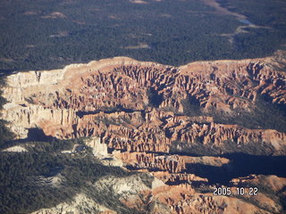 59 5ln. Aerial -- Bryce Canyon -- amphitheater
