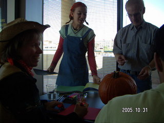 HappyHalloween at Khimetrics -- Beth, Val, Rusty