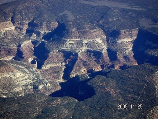 aerial -- Colorado canyon