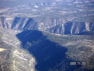 10 5mr. aerial -- Colorado canyon