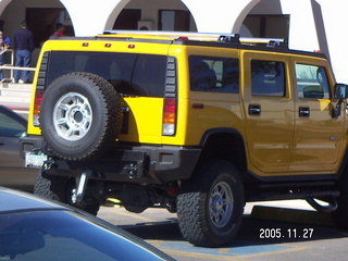 another giant, piggy-wiggy, oinky-woinky Hummer in DVT parking lot