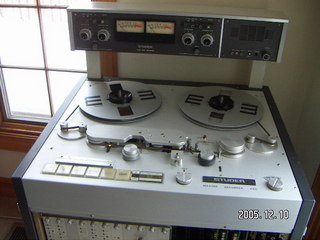 Jeff's Studer A-80 open reel tape deck