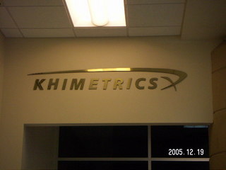 Khimetrics entrance