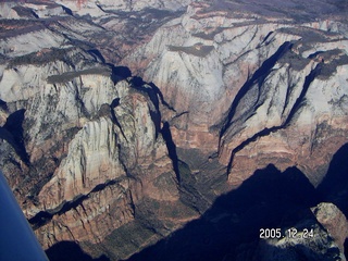 aerial -- Zion National Park