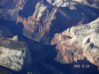 aerial -- Zion National Park