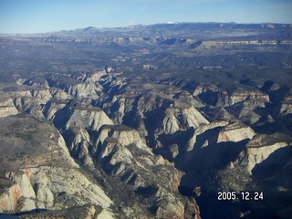 aerial -- Zion National Park