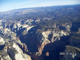 aerial -- Zion National Park