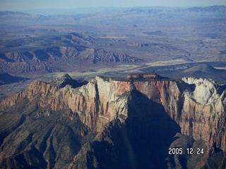 aerial -- Zion National Park