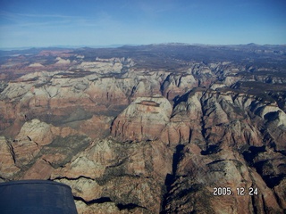 aerial -- Zion National Park