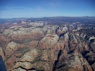 aerial -- Zion National Park